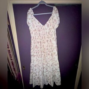 NWOT LOWEST PRICE Arula Purple Floral Maxi Dress